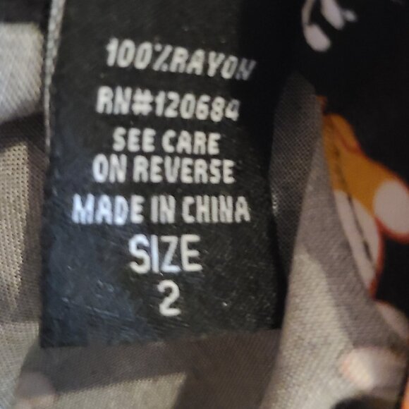 Hot Topic Corgi dog and peaches button down pocket dress size - Picture 4 of 8